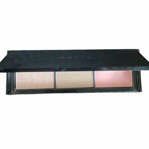 Mally Shimmer Shape & Glow Face NEW Full Size Highlighter Bronzer Blush Trio